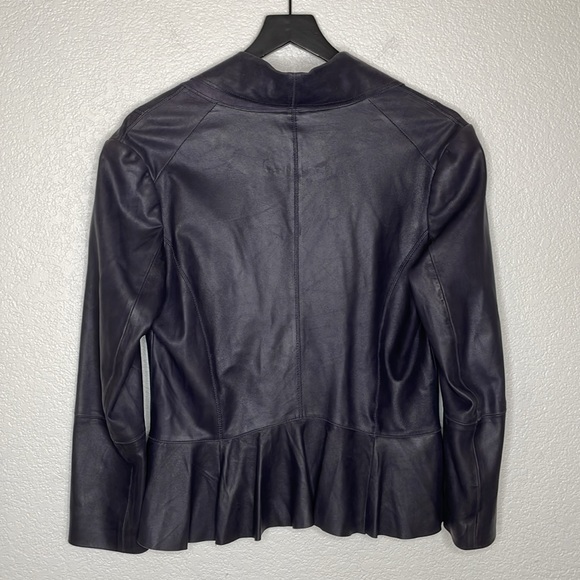 Bod Christensen Leather Lightweight Jacket Size 8 - Picture 2 of 9